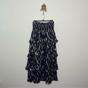 Jen's Pirate Booty Equinox Ruffle Maxi Skirt S